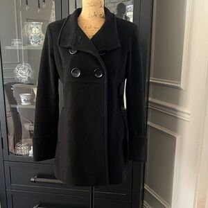 Michael Kors Black Pea Coat for Women